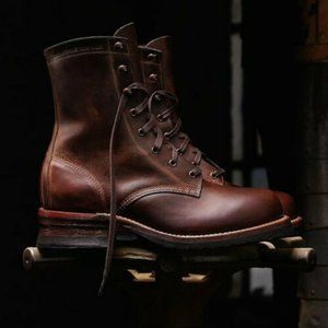Wolverine 1000 Mile Men's Austen Lacer Horween leather SZ 10.5 boots $450 worn1x